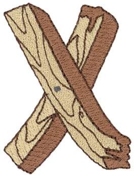 Wooden X Machine Embroidery Design