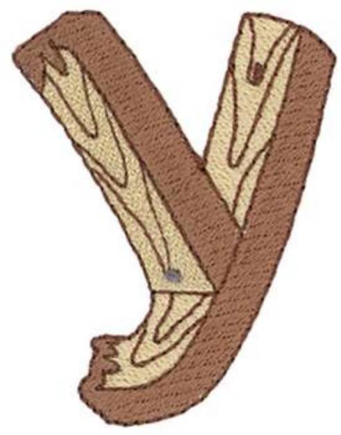 Picture of Wooden Y Machine Embroidery Design