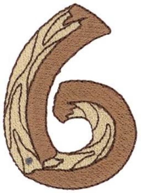 Picture of Wooden 6 Machine Embroidery Design