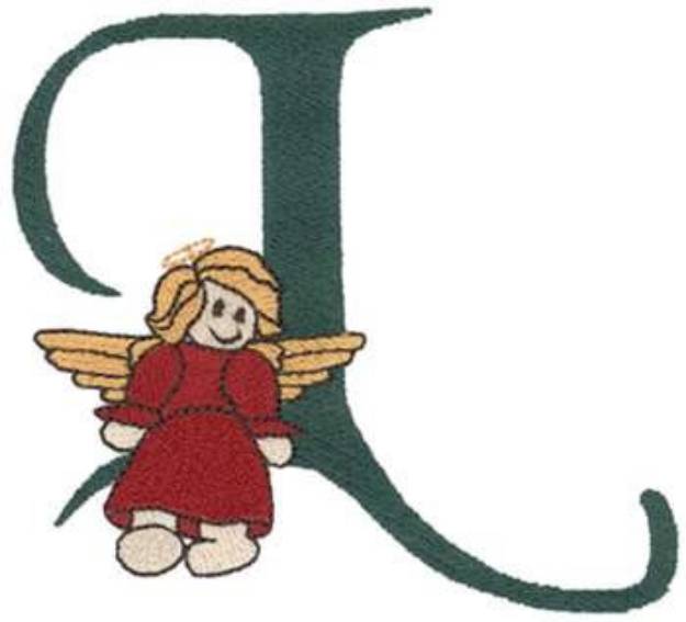 Picture of Angel L Machine Embroidery Design