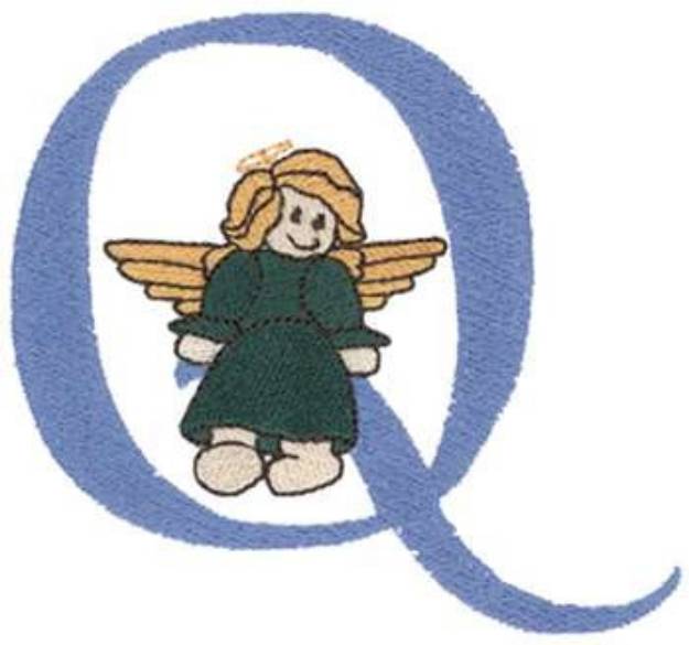 Picture of Angel Q Machine Embroidery Design
