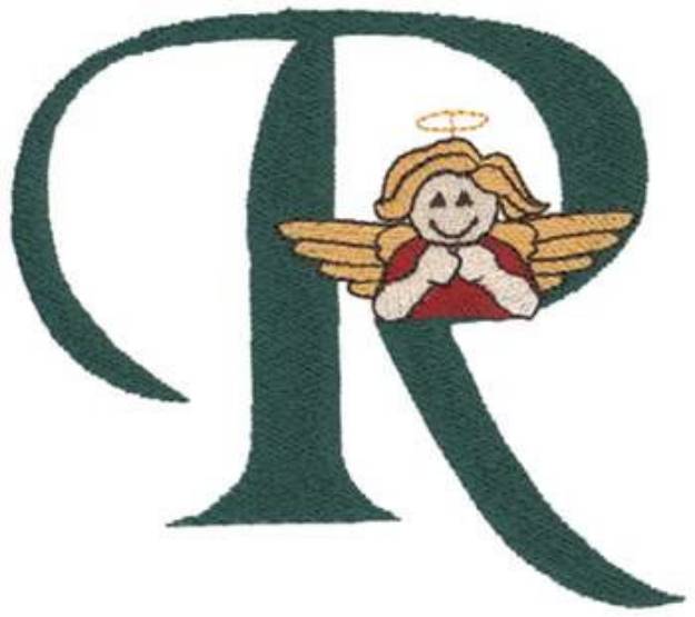 Picture of Angel R Machine Embroidery Design