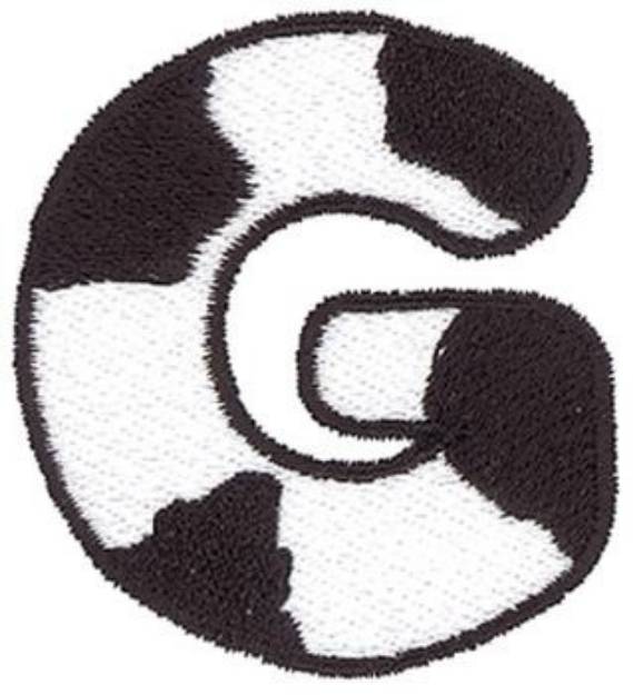 Picture of Cow G Machine Embroidery Design