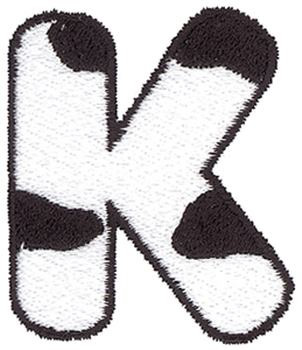 Cow K Machine Embroidery Design