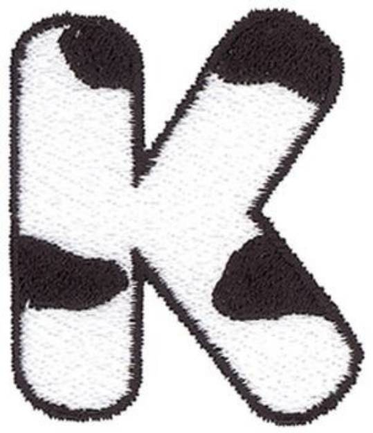 Picture of Cow K Machine Embroidery Design
