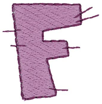 Stitch F Machine Embroidery Design