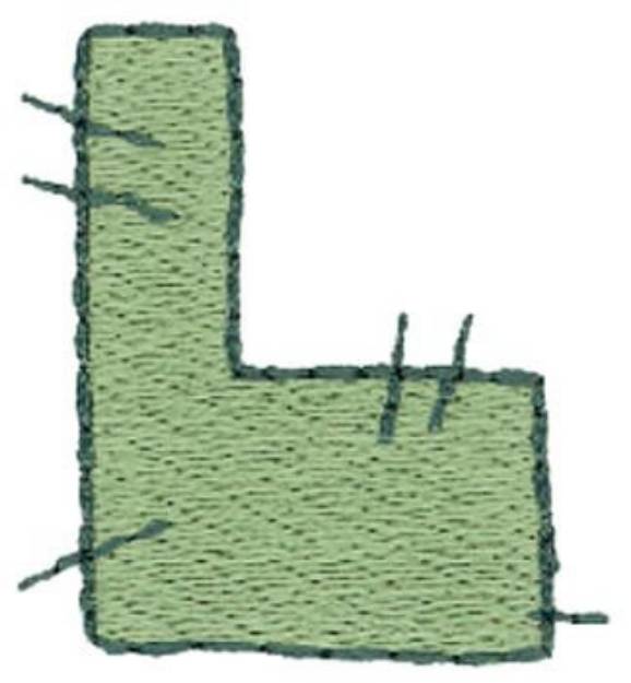 Picture of Stitch L Machine Embroidery Design