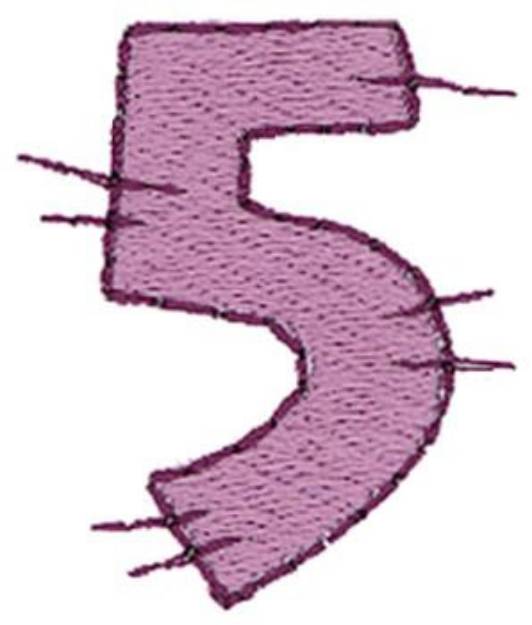 Picture of Stitch Five Machine Embroidery Design
