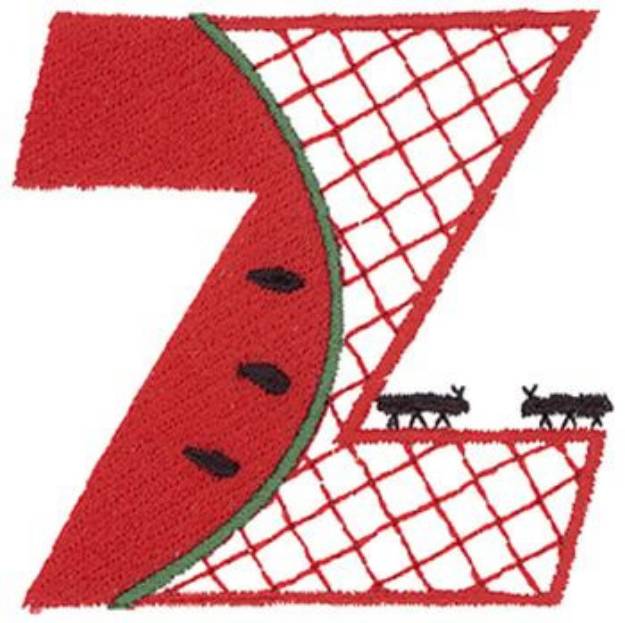 Picture of Picnic Z Machine Embroidery Design