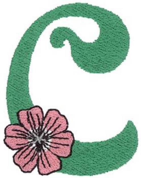 Picture of Flower C Machine Embroidery Design