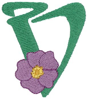 Flower  V Machine Embroidery Design