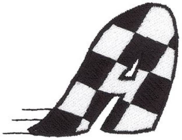 Picture of Checkered Flag A Machine Embroidery Design