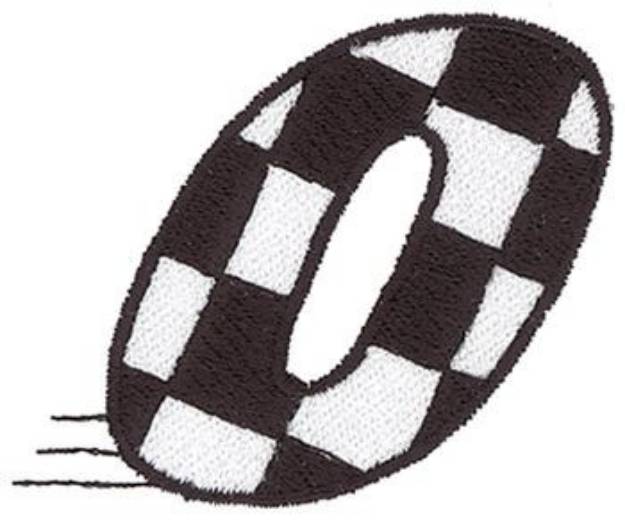 Picture of Checkered Flag 0 Machine Embroidery Design
