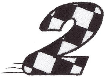 Checkered Flag 2 Machine Embroidery Design