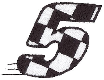 Checkered Flag  5 Machine Embroidery Design