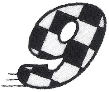 Checkered Flag 9 Machine Embroidery Design