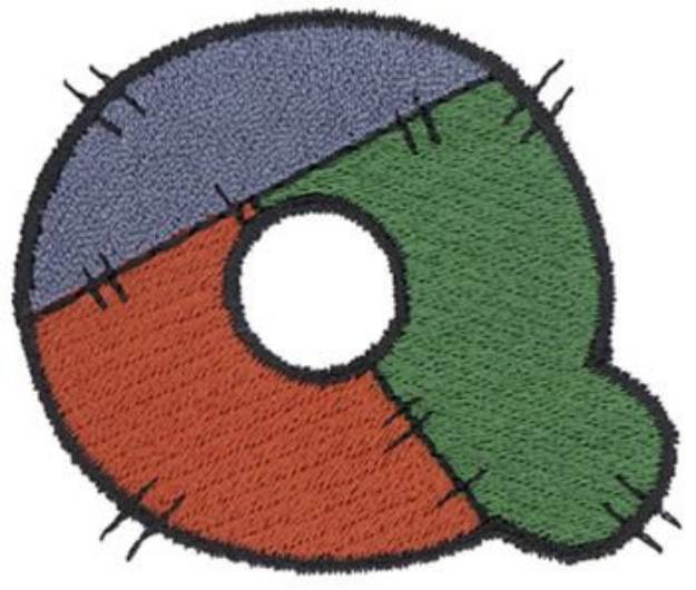 Picture of Patchwork Q Machine Embroidery Design