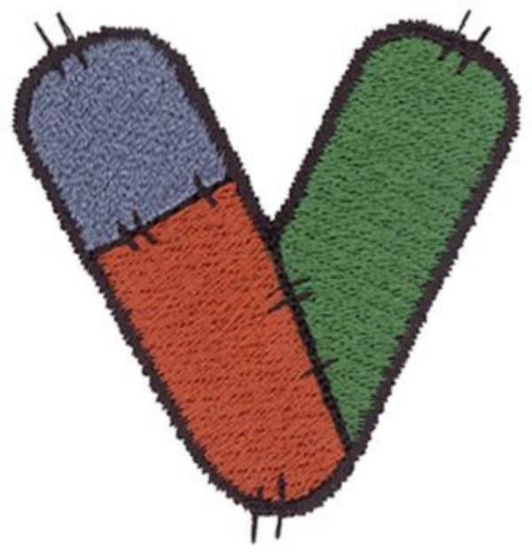 Picture of Patchwork V Machine Embroidery Design