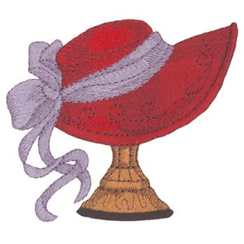 Hat & Stand Machine Embroidery Design