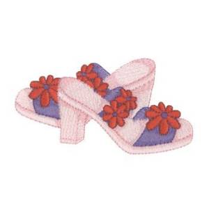 Picture of Daisy Sandals Machine Embroidery Design
