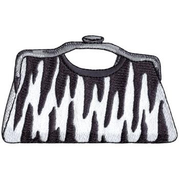 Zebra Purse Machine Embroidery Design