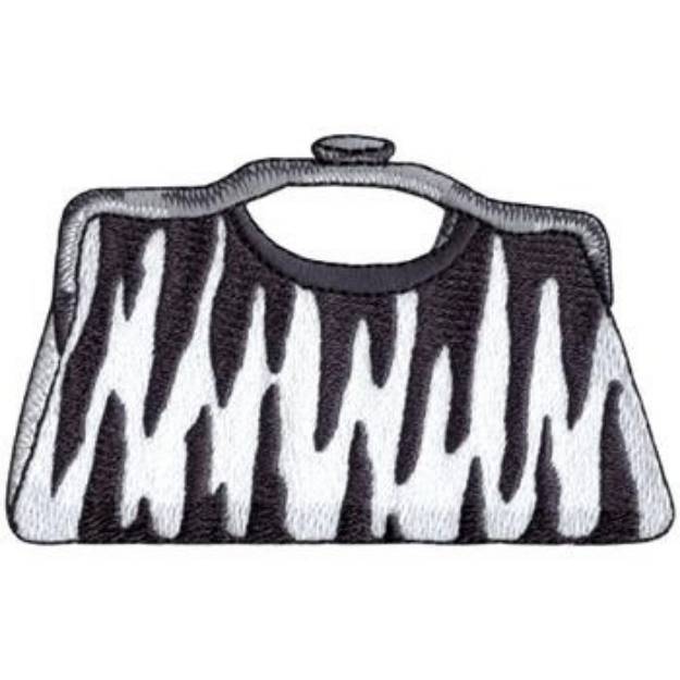 Picture of Zebra Purse Machine Embroidery Design