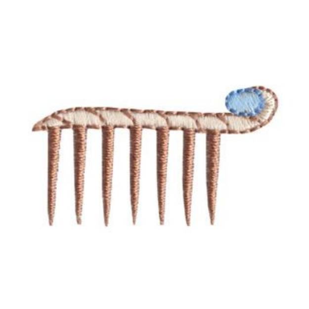 Picture of Hair Comb Machine Embroidery Design