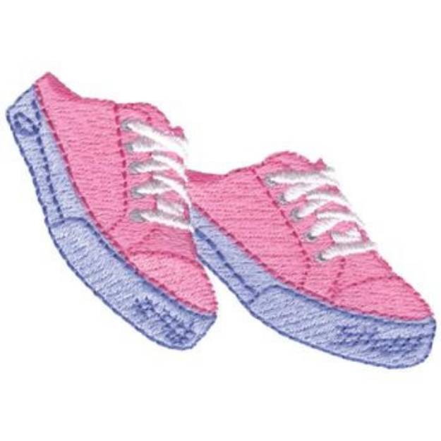 Picture of Tennis Shoes Machine Embroidery Design