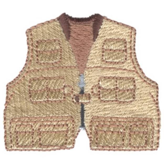 Picture of Fishing Vest Machine Embroidery Design