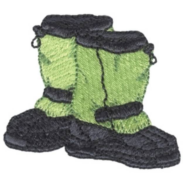 Picture of Snow Boots Machine Embroidery Design