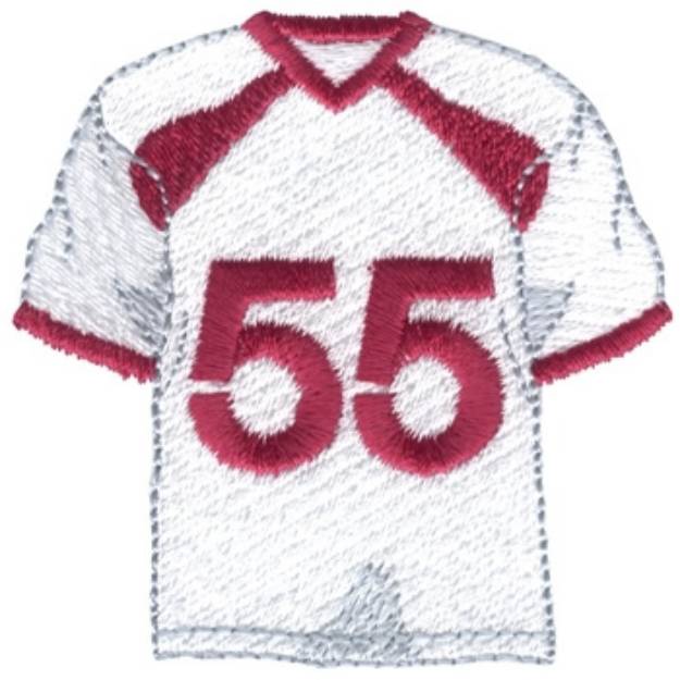 Picture of Football Jersey Machine Embroidery Design