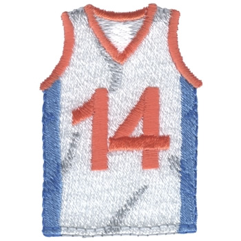 Basketball Jersey Machine Embroidery Design