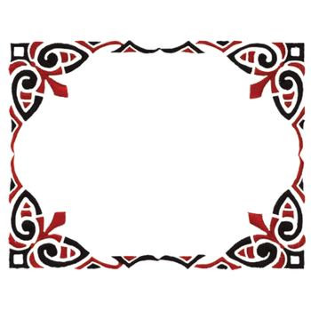 Tribal Border Machine Embroidery Design