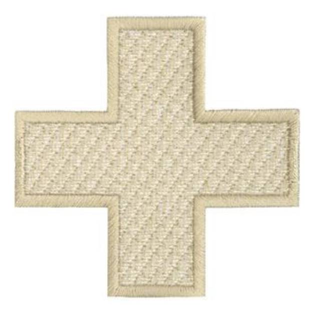 Picture of Filled Cross Machine Embroidery Design
