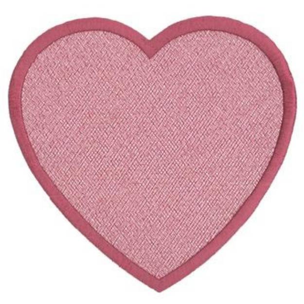 Picture of FIlled Heart Machine Embroidery Design