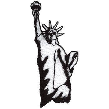 Statue Of Liberty Machine Embroidery Design