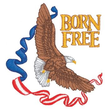 Born Free Machine Embroidery Design