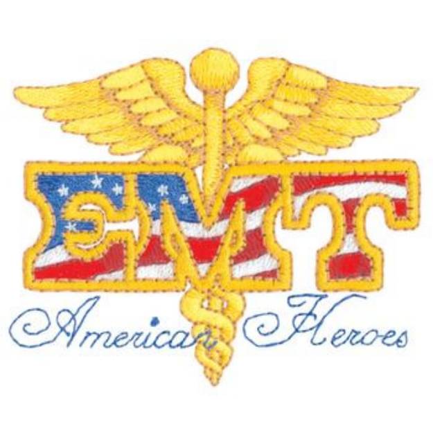 Picture of EMT Americas Heros Machine Embroidery Design
