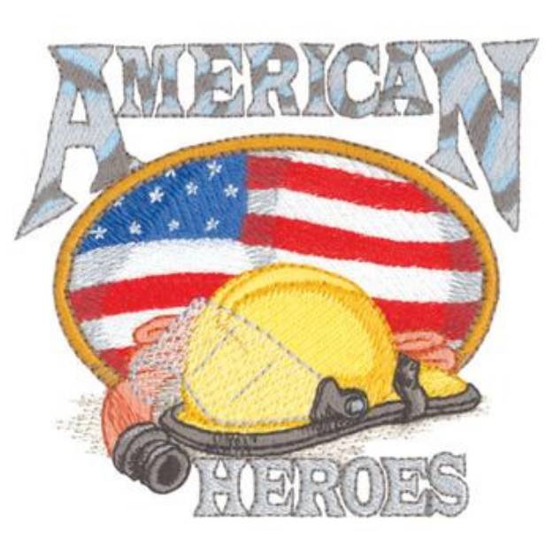 Picture of American Heros Machine Embroidery Design