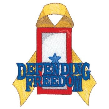 Defending Freedom Machine Embroidery Design