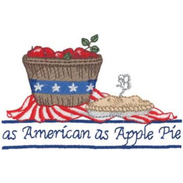 Picture of Apple Pie Machine Embroidery Design
