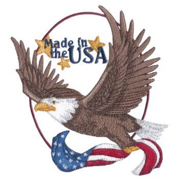 Picture of Made In U S A Machine Embroidery Design