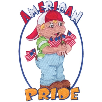 American Pride Machine Embroidery Design