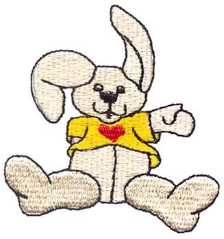 Long-eared Rabbit Machine Embroidery Design