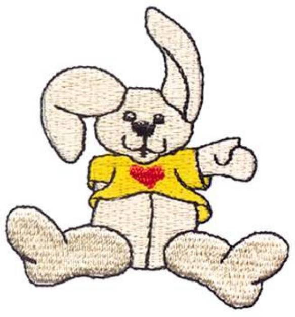 Picture of Long-eared Rabbit Machine Embroidery Design