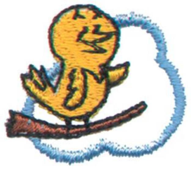 Picture of Bird on a Limb Machine Embroidery Design