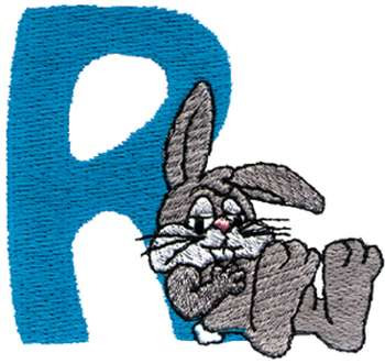 R-Rabbit Machine Embroidery Design