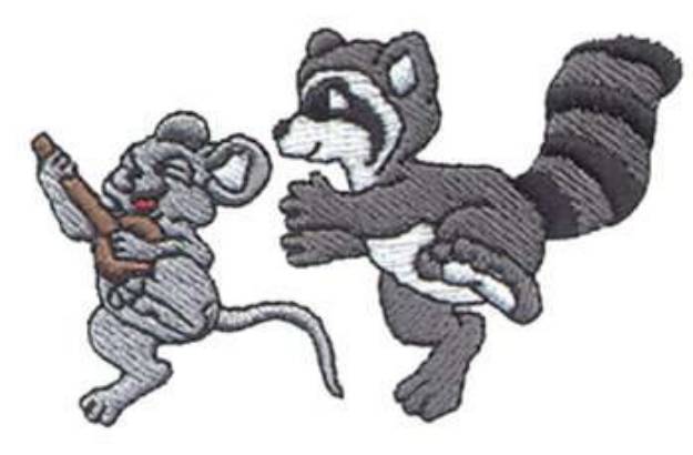 Picture of Dancing Animals Machine Embroidery Design