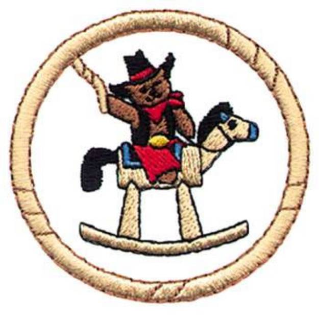 Picture of Rocking Bear Machine Embroidery Design