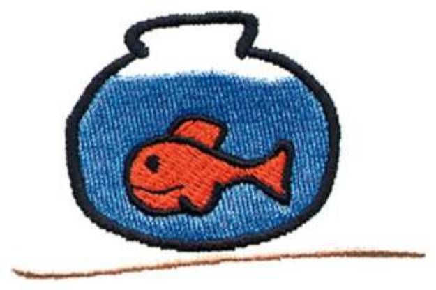 Picture of Fishbowl Machine Embroidery Design